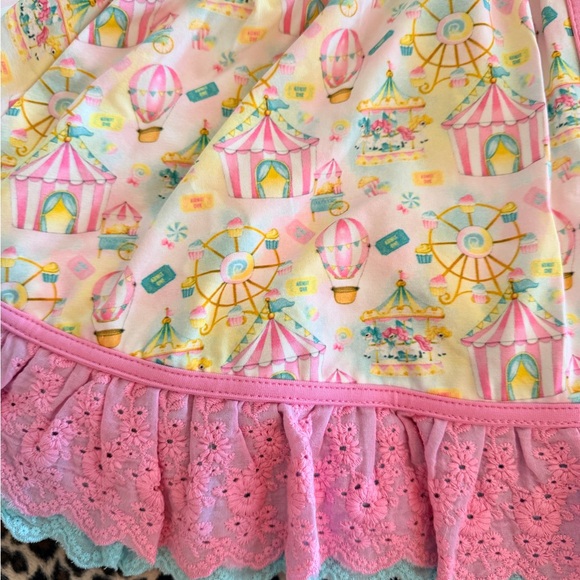 Carousel Carnival Fair Twirl dress/tunic set NEW size 7 LIV + STELLA - Picture 3 of 6